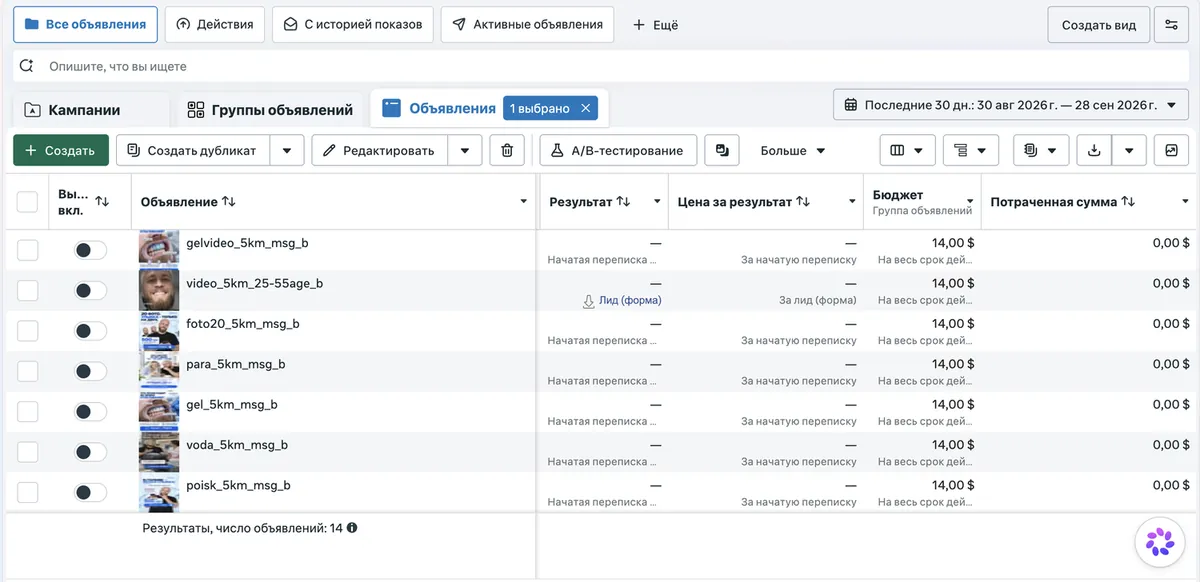 AI-таргетолог: Кабинет