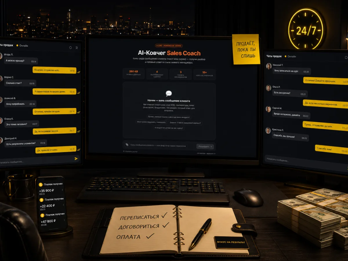 AI-продавец работает 24/7